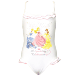 Maillot de bain Disney Princesses une pice Blanc